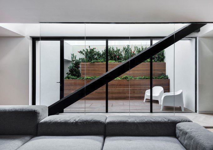 Private house עיצוב תאורה בסלון - קמחי דורי